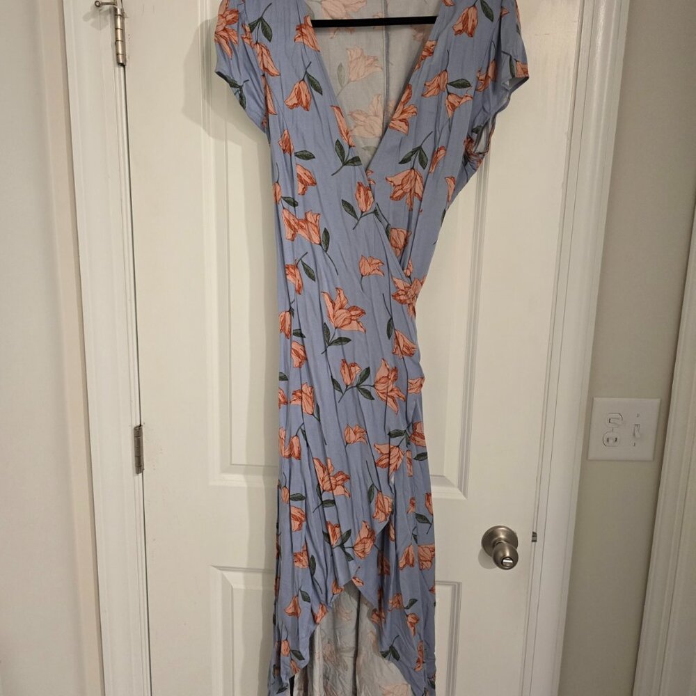 Just Fab Flower Wrap Sundress in XXL